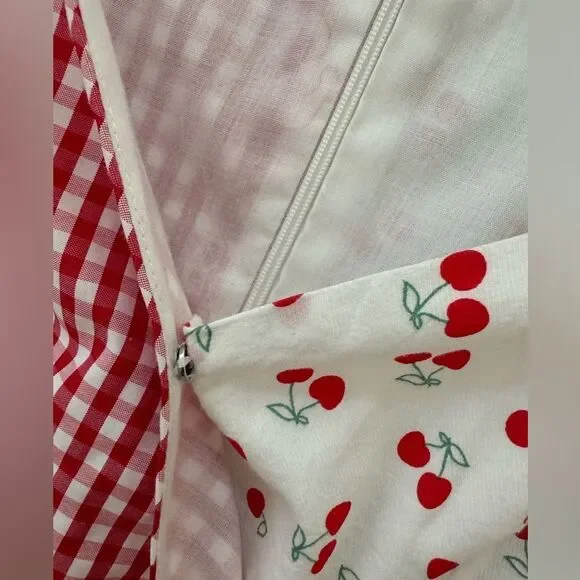 English Factory Cherry Print Dress - Picture 6 of 10